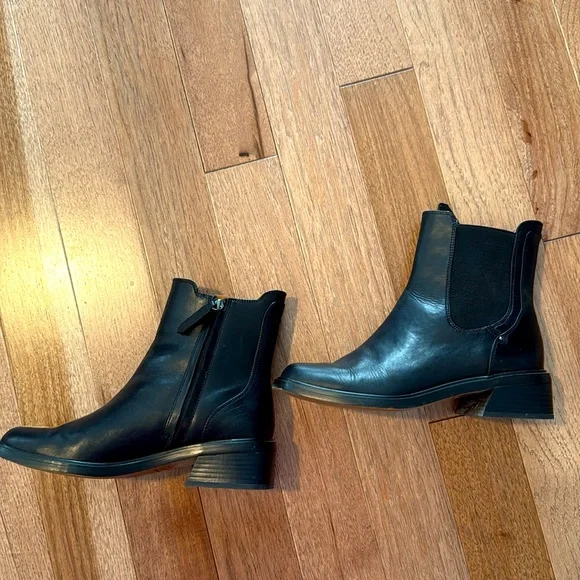 Franco Sarto Gabi Leather Square Toe Boot - Picture 5 of 10